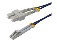 MCL - Câble réseau - SC multi-mode (M) pour LC multi-mode (M) - 3 m - fibre optique - 50 / 125 microns - OM4 - sans halogène FJOM4/SCLC-3M