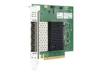 Intel E810-XXVDA4 - Adaptateur réseau - PCIe 4.0 x16 - 25 Gigabit SFP28 x 4 - pour Edgeline e920; ProLiant DL20 Gen10, DL325 Gen10, DL345 Gen10, DL360 Gen10, DL380 Gen10 P08458-B21