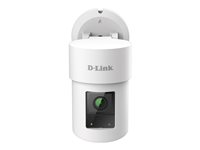 D-Link DCS 8635LH - Caméra de surveillance réseau - panoramique - extérieur, intérieur - anti-poussière/résistant aux intempéries - couleur (Jour et nuit) - 4 MP - 2560 x 1440 - 1440p - Focale fixe - audio - sans fil - Wi-Fi - H.264, H.265 - DC 12 V DCS-8635LH
