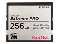 SanDisk Extreme Pro - Carte mémoire flash - 256 Go - CFast 2.0 SDCFSP-256G-G46D