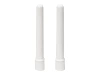 Cisco Meraki Dual-Band Omni Antenna (4/7 dBi Gain) Set - Antenne - 4 dBi, 7 dBi - omni-directionnel (pack de 2) - pour Cisco Meraki MR62, MR66, MR72 Cloud Managed 802.11ac Outdoor AP MA-ANT-20