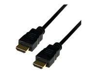 MCL Samar High Speed HDMI Cable with 3D and Ethernet - HDMI avec câble Ethernet - HDMI (M) pour HDMI (F) - 1 m MC385E-1M