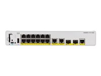 Cisco Catalyst 9200CX - Network Advantage - commutateur - compact - C3 - Géré - 12 x 1000Base-T + 3 x 1000Base-T + 2 x 1 gigabit/10 gigabit SFP+ (liaison montante) - Montable sur rack - UPOE+ C9200CX-12T-2X2G-A