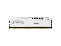 Kingston FURY Beast - DDR5 - kit - 32 Go: 2 x 16 Go - DIMM 288 broches - 5600 MHz / PC5-44800 - CL36 - 1.25 V - mémoire sans tampon - on-die ECC - blanc KF556C36BWEK2-32