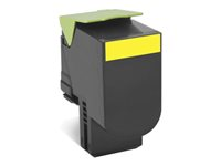 Lexmark 702XY - À rendement extrêmement élevé - jaune - original - cartouche de toner LCCP, LRP - pour Lexmark CS510de, CS510dte 70C2XY0