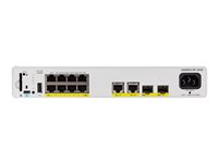 Cisco Catalyst 9200CX - Network Advantage - commutateur - compact - C3 - Géré - 8 x 10/100/1000 (PoE+) + 2 x 1000Base-T + 2 x SFP+ 10 Go (liaison montante) - Montable sur rack - PoE+ (240 W) C9200CX-8P-2X2G-A