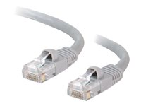 C2G Cat5e Booted Unshielded (UTP) Network Patch Cable - Cordon de raccordement - RJ-45 (M) pour RJ-45 (M) - 30 m - UTP - CAT 5e - moulé, sans crochet, bloqué - gris 83150