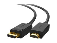 DLH DY-TU3569B - Câble adaptateur - DisplayPort mâle pour HDMI mâle - 2 m DY-TU3569B