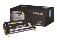 Lexmark - À rendement élevé - jaune - original - cartouche de toner - pour Lexmark X560dn, X560n X560H2YG