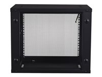 APC NetShelter WX AR109 - Armoire - montable sur mur - noir - 9U - 19" - pour P/N: ACF600, AR8213, NBWL0355A, NBWL0356A AR109