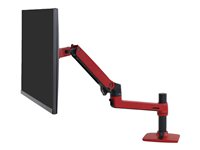 Ergotron LX - Kit de montage (poteau, bras pour moniteur, pince de bureau 2 pièces, extension) - pour Écran LCD - rouge - Taille d'écran : jusqu'à 34 pouces - ordinateur de bureau 45-490-285