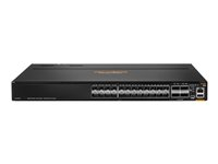 HPE Aruba Networking CX 8100 24x10G SFP+ 4x40/100G QSFP28 Switch - Commutateur - C3 - Géré - 24 x 1 Gigabit / 10 Gigabit SFP / SFP+ + 4 x 40 Gigabit QSFP+ / 100 Gigabit QSFP28 - flux d'air de l'arrière vers l'avant - Montable sur rack R9W87A#ABB