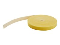 StarTech.com Rouleau de ruban à bouclettes auto-grippantes - 15,2 m - Jaune - Gestion des cables - Reutilisable (HKLP50YW) - Fermeture adhésive - 15.24 m - jaune - pour P/N: HKLP50, HKLP50BL, HKLP50GN, HKLP50RD HKLP50YW