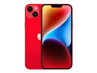 Apple iPhone 14 Plus - (PRODUCT) RED - 5G smartphone - double SIM / Mémoire interne 256 Go - écran OEL - 6.7" - 2778 x 1284 pixels - 2x caméras arrière 12 MP, 12 MP - front camera 12 MP - rouge MQ573ZD/A
