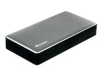 Verbatim - Banque d'alimentation - 20000 mAh - QC 3.0 - 2 connecteurs de sortie (USB) - argent, métal 49577