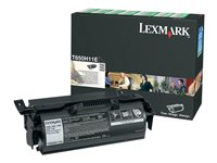 Lexmark - À rendement élevé - noir - original - cartouche de toner LCCP, LRP - pour Lexmark T650dn, T650dtn, T650n, T652dn, T652dtn, T652n, T654dn, T654dtn, T654n, T656dne T650H11E