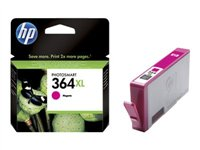 HP 364XL - 6 ml - à rendement élevé - magenta - original - cartouche d'encre - pour Deskjet 35XX; Photosmart 55XX, 55XX B111, 65XX, 7510 C311, 7520, Wireless B110 CB324EE#BA1