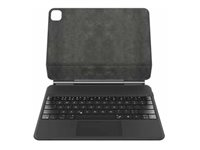 Belkin Pro - Clavier et étui (étui de protection) - avec socle magnétique - avec pavé tactile - rétroéclairé - Bluetooth - AZERTY - Français - pour Apple 12.9-inch iPad Pro Wi-Fi, Wi-Fi + Cellular BBZ002FR-V1