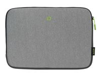 DICOTA Skin FLOW - Housse d'ordinateur portable - 13" - 14.1" - gris, vert D31744