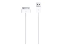 Apple Dock Connector to USB Cable - Câble de données / charge pour iPad / iPhone / iPod - USB 2.0 - Apple Dock (M) pour USB (M) - pour iPad (3rd generation); iPad 1; 2; iPhone 3G, 3GS, 4, 4S; iPod (4G, 5G); iPod classic; iPod mini; iPod nano (1G, 2G, 3G, 4G, 5G, 6G); iPod touch (1G, 2G, 3G, 4G) MA591ZM/C