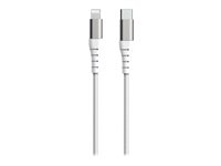 Force Power - Câble Lightning - 24 pin USB-C mâle pour Lightning mâle - 2 m - blanc FPLICMFI2MW