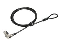 Kensington N17 Combination Cable Lock for Dell Devices with Wedge Slots - Câble de sécurité - 1.8 m K68008EU