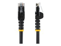 StarTech.com Câble réseau Cat6 Gigabit UTP sans crochet de 2m - Cordon Ethernet RJ45 anti-accroc - Câble patch Mâle / Mâle - Noir - Cordon de raccordement - RJ-45 (M) pour RJ-45 (M) - 2 m - UTP - CAT 6 - moulé, sans crochet - noir N6PATC2MBK