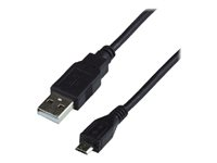 MCL Samar MC922 - Câble USB - Micro-USB Type B à 5 broches (M) pour USB (M) - 2 m MC922AHBO-2M