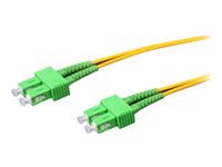 Uniformatic - Câble réseau - mode unique SC/APC (M) pour mode unique SC/APC (M) - 3 m - fibre optique - 9 / 125 micromètres - OS1 - sans halogène - jaune 21723