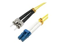 MCL - Câble réseau - mode unique ST (M) pour mode unique LC (M) - 5 m - fibre optique - 9 / 125 micromètres - OS2 - sans halogène, sans crochet FJOS2/STLC-5M