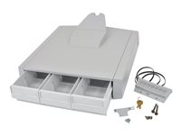 Ergotron SV43 Primary Triple Drawer for Laptop Cart - Composant de montage (module à tiroirs) - gris, blanc 97-903