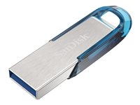 SanDisk Ultra Flair - Clé USB - 64 Go - USB 3.0 - bleu SDCZ73-064G-G46B