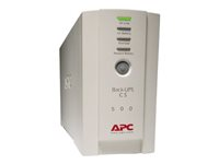 APC Back-UPS CS 500 - Onduleur - CA 230 V - 300 Watt - 500 VA - RS-232, USB - connecteurs de sortie : 4 - beige BK500EI