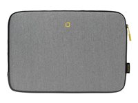 DICOTA Skin FLOW - Housse d'ordinateur portable - 15" - 15.6" - gris, jaune D31746