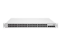 Cisco Meraki Cloud Managed MS210-48FP - Commutateur - 48 x 1000Base-T + 4 x Gigabit SFP (liaison montante) - PoE+ (740 W) MS210-48FP-HW