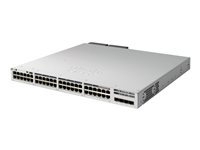 Cisco Catalyst 9300L - Network Essentials - commutateur - C3 - Géré - 48 x 10/100/1000 (PoE+) + 4 x 1 Gigabit Ethernet SFP+ - Montable sur rack - PoE+ (890 W) - avec 10 ans de Network Essentials C9300L-48PF-4G-10E