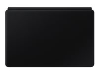 Samsung Book Cover Keyboard EF-DT870 - Clavier et étui - avec pavé tactile - POGO pin - noir - pour Galaxy Tab S7 EF-DT870BBEGFR