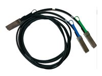 NVIDIA - Câble d'attache direct 100GBase-AOC - QSFP28 pour QSFP28 - fibre optique - câble optique hybride actif 980-9I37I-00C005