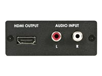 StarTech.com Convertisseur Vidéo Composante YPbPr (YUV) ou VGA et Audio vers HDMI® - PC vers HDMI - 1080p (HDTV) et 1920x1200 (PC) - Convertisseur vidéo - vidéo composante, VGA - HDMI - noir VGA2HD2