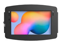Compulocks iPad 10,2 Support Boitier mural Space noir - Composant de montage (enceinte) - pour tablette - verrouillable - aluminium de haute qualité - noir - Taille d'écran : 10.4" - Interface de montage : 100 x 100 mm - pour Samsung Galaxy Tab A7 (10.4 "), Tab S6 Lite 104GS6LSB