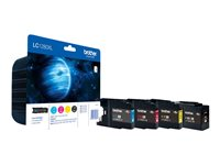 Brother LC1280XL Value Pack - Pack de 4 - haute capacité - noir, jaune, cyan, magenta - original - blister - cartouche d'encre - pour MFC J5910DW, J6510DW, J6710DW, J6910DW LC1280XLVALBP