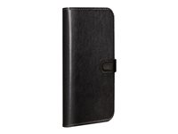 BIGBEN Connected Folio Wallet - Étui à rabat pour téléphone portable - synthétique - noir - pour Samsung Galaxy A12 FOLIOGA12B