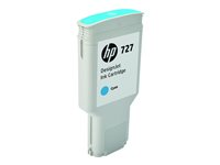 HP 727 - 300 ml - haute capacité - cyan - original - DesignJet - cartouche d'encre - pour DesignJet T1500, T1530, T2500, T2530, T920, T930 F9J76A