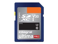 Integral UltimaPro - carte mémoire flash - 128 Go - SDXC UHS-I INSDX128G-100/90V30