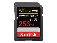SanDisk Extreme Pro - Carte mémoire flash - 256 Go - UHS-II U3 / Class10 - SDXC UHS-II SDSDXDK-256G-GN4IN