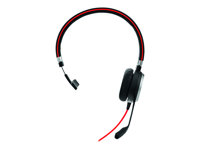 Jabra Evolve 40 MS mono - Micro-casque - sur-oreille - filaire - USB, jack 3,5mm - Certifié pour Skype for Business 6393-823-109