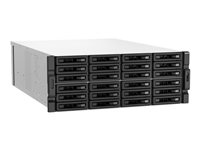 QNAP TS-H3087XU-RP - Serveur NAS - 30 Baies - rack-montable - SATA 6Gb/s - RAID RAID 0, 1, 5, 6, 10, 50, JBOD, 60 - RAM 64 Go - 2.5 Gigabit Ethernet / 10 Gigabit Ethernet - iSCSI support - 4U TS-H3087XU-RP-E2378-64G