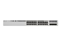 Cisco Catalyst 9200L - Network Advantage - commutateur - C3 - 24 x 10/100/1000 + 4 x Gigabit SFP (liaison montante) - Montable sur rack C9200L-24T-4G-A