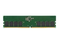 Kingston - DDR5 - module - 16 Go - DIMM 288 broches - 5200 MHz - CL42 - 1.1 V - mémoire sans tampon - on-die ECC KCP552US8-16