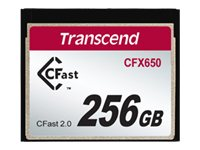 Transcend CFast 2.0 CFX650 - Carte mémoire flash - 256 Go - CFast 2.0 TS256GCFX650